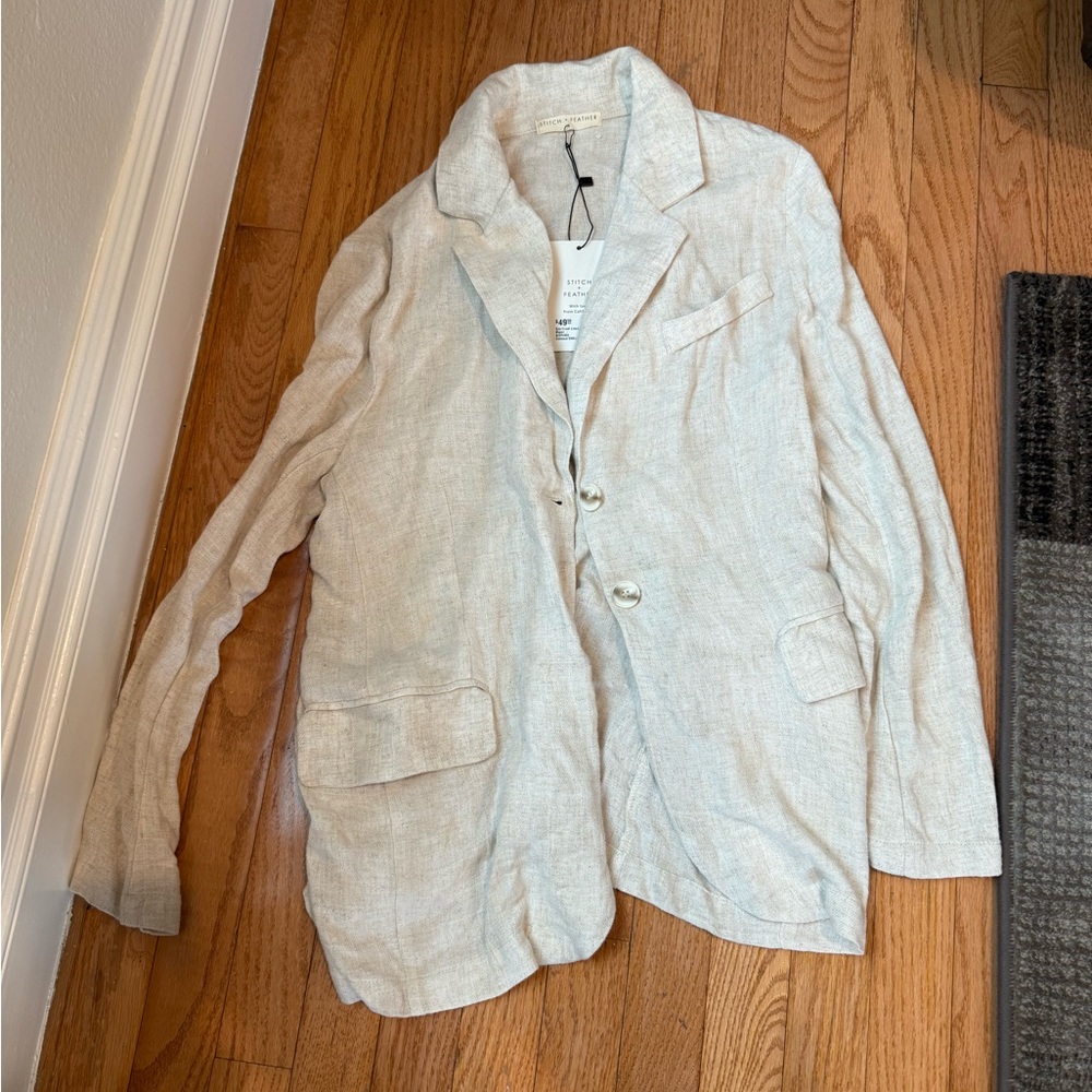 Never been worn cream size small blazer/jacket